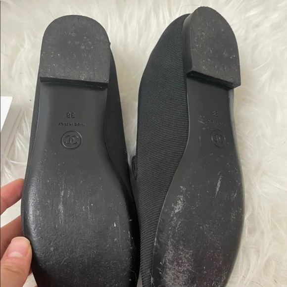 Chanel cloth loafers - Picture 2 of 3